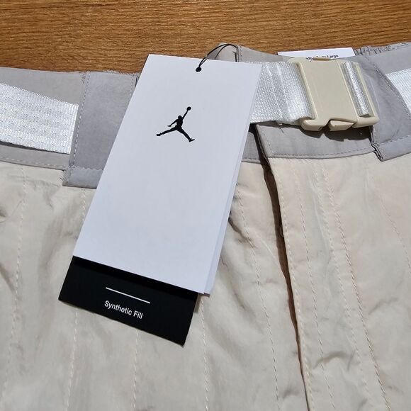 Air Jordan Cozy Girl Utility Puffer Pants Women's S Synthetic-Fill Belted Grey - Picture 9 of 15